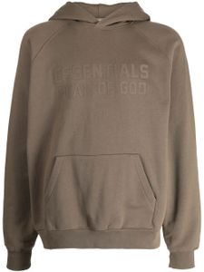 FEAR OF GOD ESSENTIALS hoodie à logo imprimé - Marron