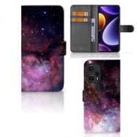 Book Case voor Xiaomi Poco F5 Galaxy | Portemonnee hoesje Book Case voor Xiaomi Poco F5 Galaxy | Portemonnee hoesje