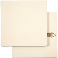 Creativ Company Kunst tegel, afm 13x13 cm, dikte 7 mm, wit, 1 stuk