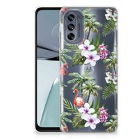 Motorola Moto G62 5G | TPU Hoesje | Flamingo Palms