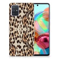 Samsung Galaxy A71 TPU Hoesje Leopard