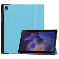 3-Vouw sleepcover hoes - Samsung Galaxy Tab A8 (2021) - Lichtblauw