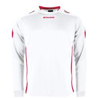 Stanno 411003 Drive Match Shirt LS - White-Red - XXXL