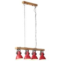 VidaXL Plafondlamp 25 w e27 90x24x111 cm verweerd rood