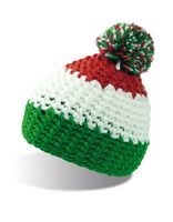 Atlantis AT732 Everest Beanie - Green/White/Red - One Size