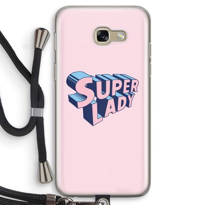 Superlady: Samsung Galaxy A5 (2017) Transparant Hoesje met koord