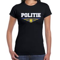 Politie t-shirt zwart dames - Beroepen shirt 2XL  -