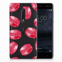 Nokia 5 | Siliconen Case | Pink Macarons