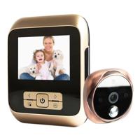 M530 3 0 inch TFT display 3.0 MP camera video digitale deur viewer ondersteuning TF-kaart (32GB Max) & infrarood nachtzicht (brons)
