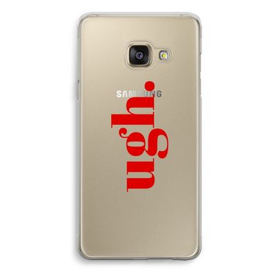 Ugh: Samsung Galaxy A3 (2016) Transparant Hoesje