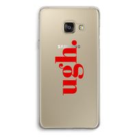 Ugh: Samsung Galaxy A3 (2016) Transparant Hoesje