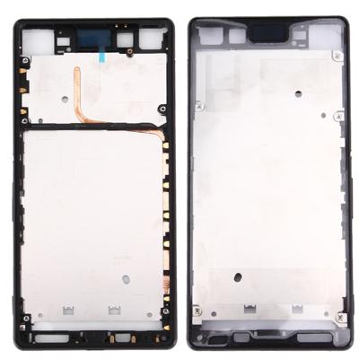Voorzijde huisvesting LCD Frame Bezel voor Sony Xperia Z3 + / Z4 (zwart)