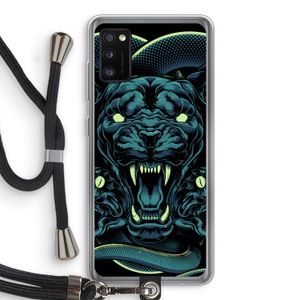 Cougar and Vipers: Samsung Galaxy A41 Transparant Hoesje met koord