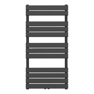 Belrad Handdoekradiator - middenaansluiting - 1200X600mm - Zwart BFRZ1200600