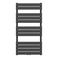 Belrad Handdoekradiator - middenaansluiting - 1200X600mm - Zwart BFRZ1200600