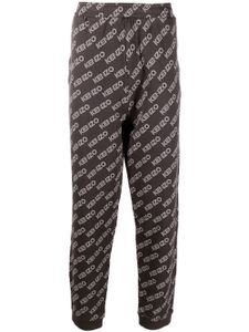 Kenzo pantalon de jogging à motif monogrammé - Noir