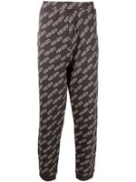 Kenzo pantalon de jogging à motif monogrammé - Noir - thumbnail