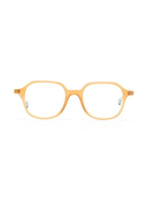 Kaleos lunettes de vue Brierley à monture ronde translucide - Tons neutres
