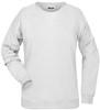 James & Nicholson JN8021 Ladies´ Sweat - /White - XXL