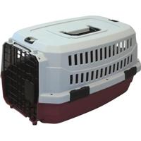 M-PETS Draagtas Viaggio Carrier M - 68x47,6x45cm - Bordeaux en grijs - Voor hond M-PETS Draagtas Viaggio Carrier M - 68x47,6x45cm - Bordeaux en grijs - Voor hond