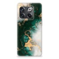 TPU Siliconen Hoesje voor OnePlus 10T Marmer Groen