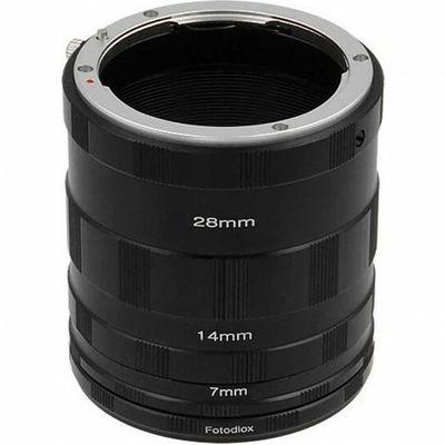Fotodiox Macro Extension Tube Set for Nikon F Mount SLR Cameras for Extreme Close-up Photography