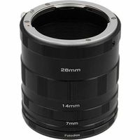 Fotodiox Macro Extension Tube Set for Nikon F Mount SLR Cameras for Extreme Close-up Photography