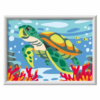 Ravensburger Creart schilderen op nummer - schildpad
