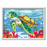 Ravensburger Creart schilderen op nummer - schildpad