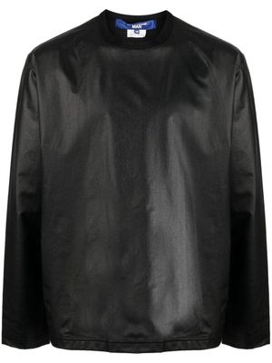 Junya Watanabe MAN chemise à effet métallisé - Noir