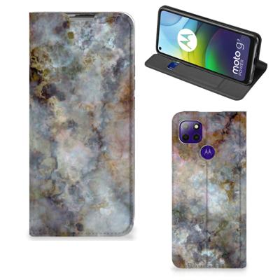 Motorola Moto G9 Power | Standcase | Marmer Grijs
