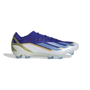 adidas X Crazyfast Messi Elite Gras Voetbalschoenen (FG) Blauw Wit Goud