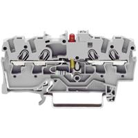 WAGO 2001-1421/1000-413 LED-klem 4.20 mm Spanveer Toewijzing: L Grijs 1 stuk(s)