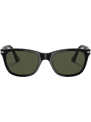 Persol lunettes de soleil teintées à monture d'inspiration wayfarer - Noir
