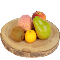 Sierfruit 5 stuks kiwi - perzik - rode appel - peer - mandarijn - thumbnail