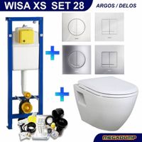 Xs Toiletset 28 Creavit Tp325 Wit Met Softclose Zitting Wisa - thumbnail