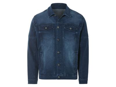 LIVERGY Heren spijkerjas (Blauw, XL)