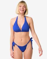 HEMA Damesbikinibroekje verstelbaar blauw (blauw)