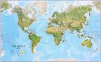 Wereldkaart Environmental, 198 x 123 cm | Maps International - thumbnail