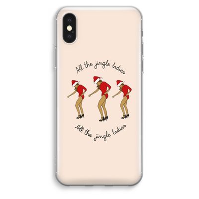 Jingle Ladies: iPhone XS Max Transparant Hoesje