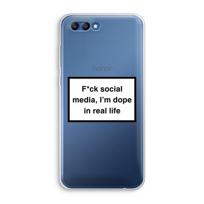 I'm dope: Honor 10 Transparant Hoesje