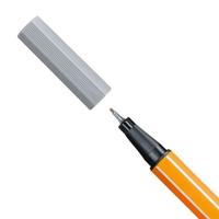 Stabilo point 88 - fineliner - middel koud grijs (88/95)