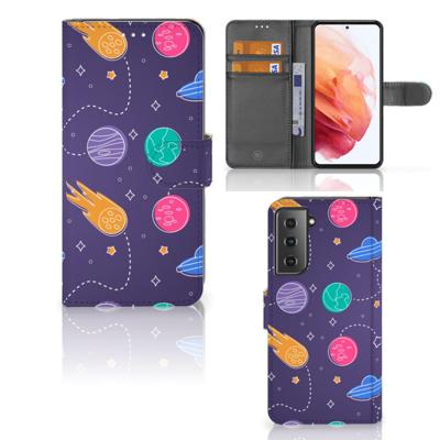Samsung Galaxy S21 | Wallet Case | met Pasjes | Space