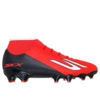 Skechers SKX_2 High Academy Gras Voetbalschoenen (FG) Rood Zwart Wit