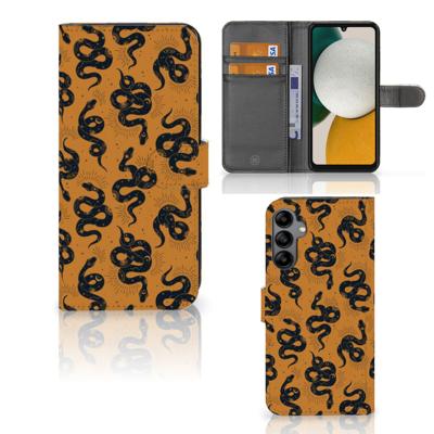 Telefoonhoesje | Met pasjeshouder | voor Samsung Galaxy A34 Snakes