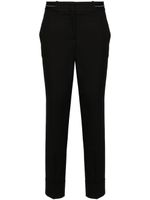 Peserico pantalon de tailleur à détail de chaîne - Noir