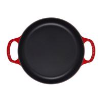 LE CREUSET - Gietijzer - Hapjespan 2 grepen 28cm Kersenrood