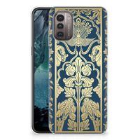 Nokia G21 | G11 TPU Case Beige Flowers - thumbnail