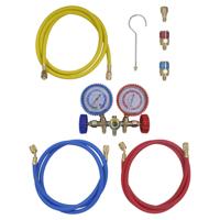 VidaXL Manometer set voor airco met 2-richtingen