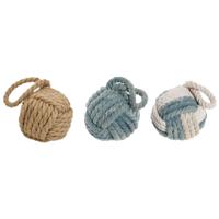 Decoratieve figuren DKD Home Decor Blauw Bruin Wit Naakt 14 x 14 x 28 cm Mediterrane (3 Onderdelen)